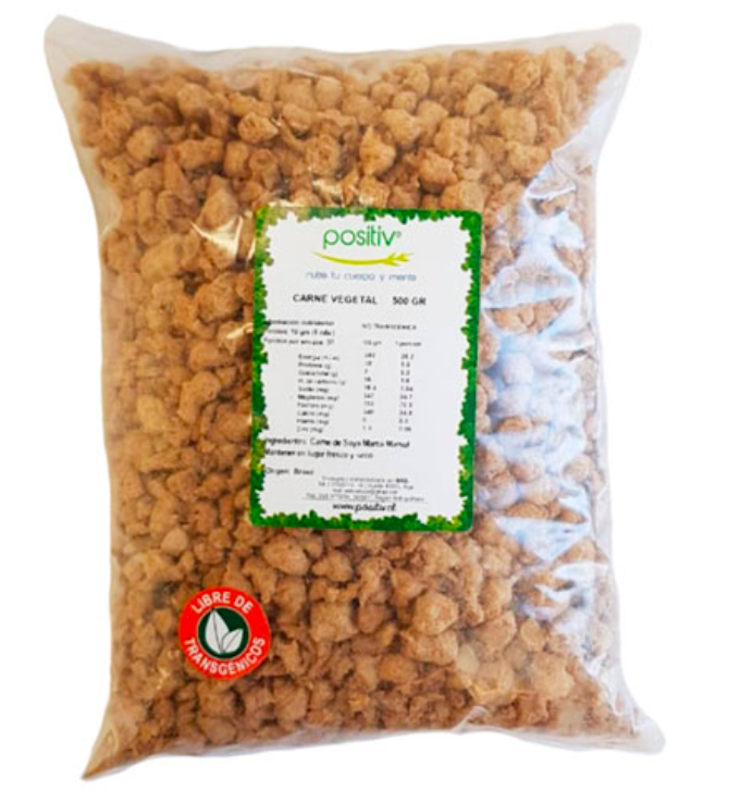 MILPAS Soya Carne Protein - Textured Soybean Meat 1lb Pack (12 Pack)