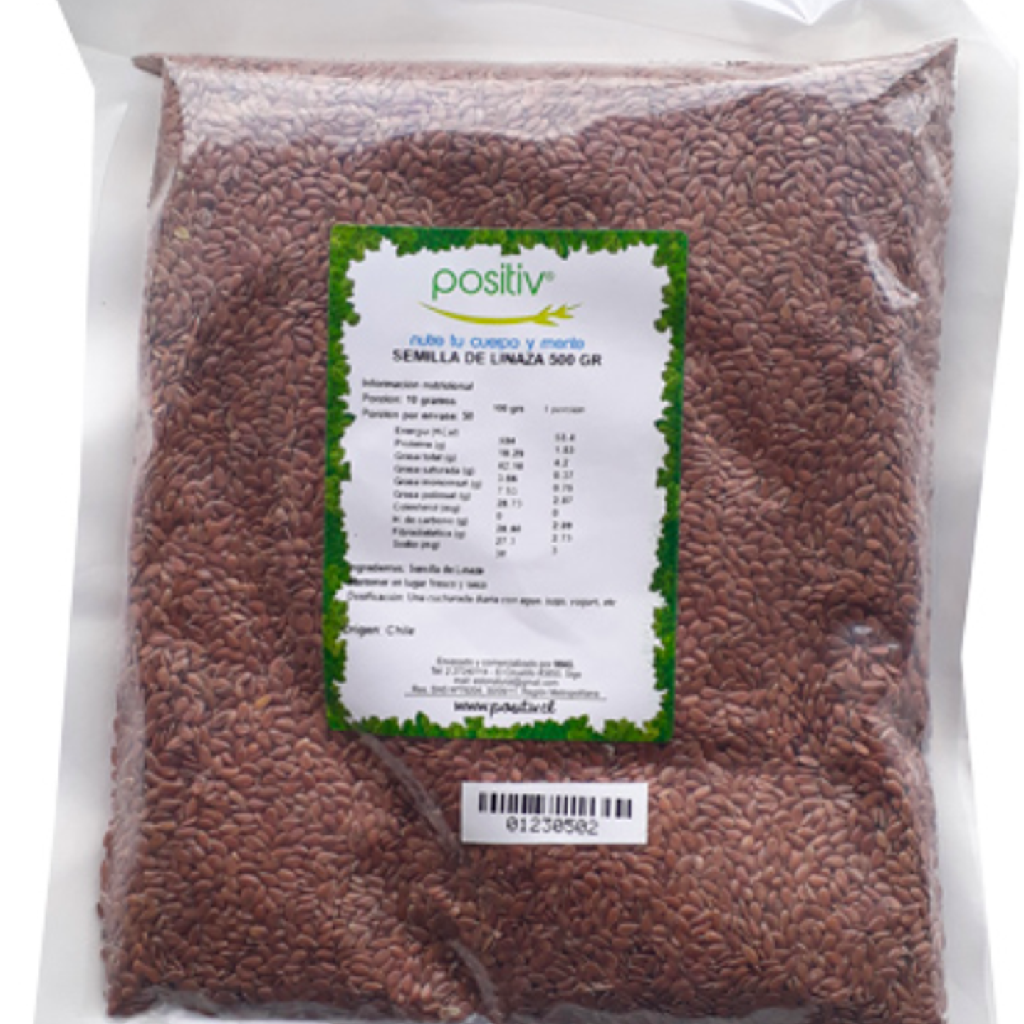 Positiv Linaza negra entera 500gr  1