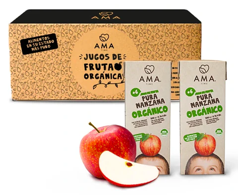 Jugo Cajita Manzana 200cc Orgánico 