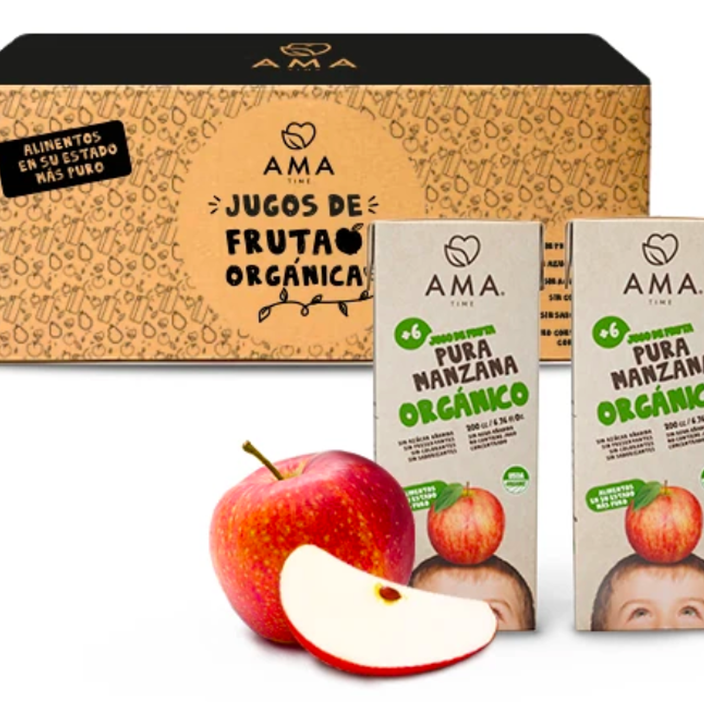 Jugo Cajita Manzana 200cc Orgánico  1