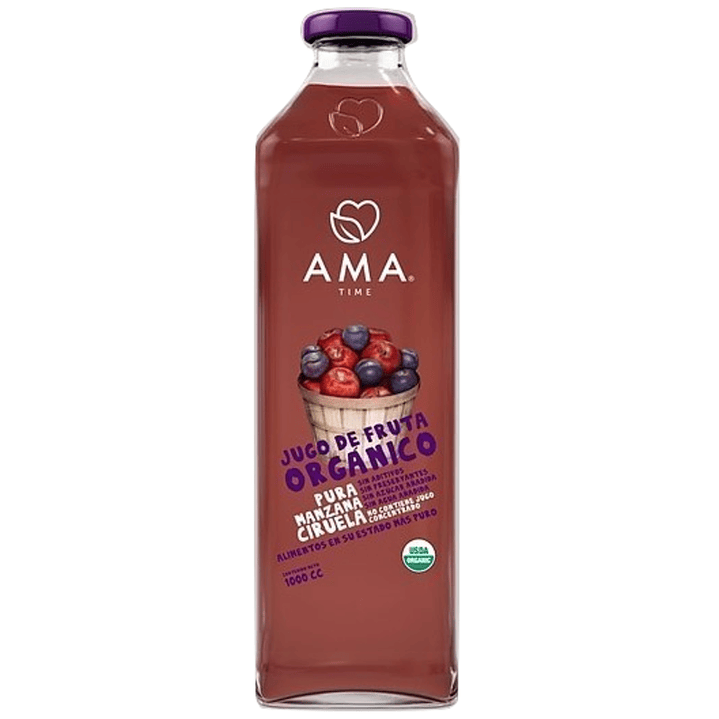 Jugo Manzana Ciruela  1lt Orgánico Ama 1