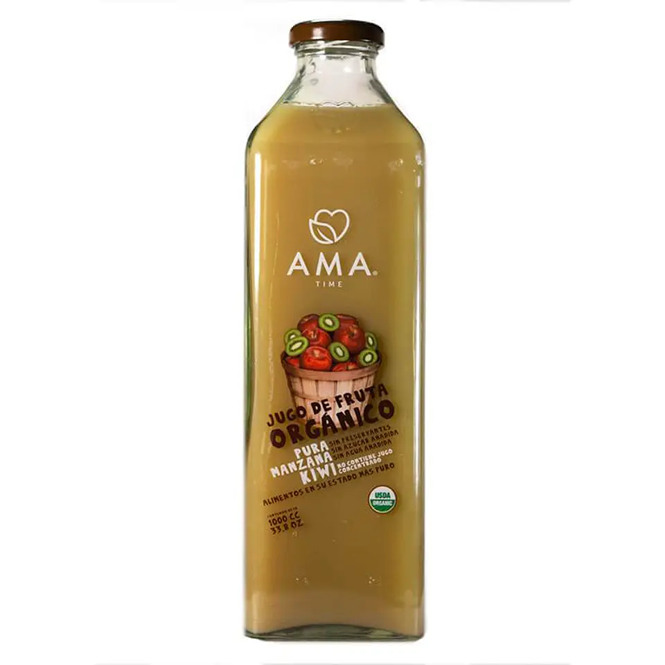 Jugo Manzana Kiwi 1lt Orgánico Ama 1