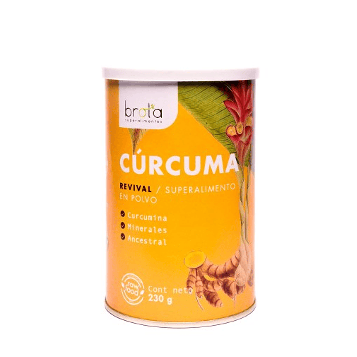 Cúrcuma 230gr Polvo Brota 1