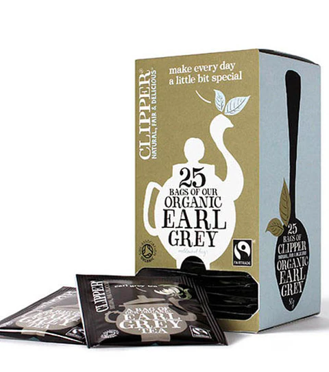 Té Earl gray 25 bolsas  Clipper