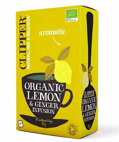 Té Lemon Ginger 20bolsas  Clipper