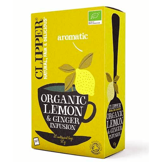 Té Lemon Ginger 20bolsas  Clipper