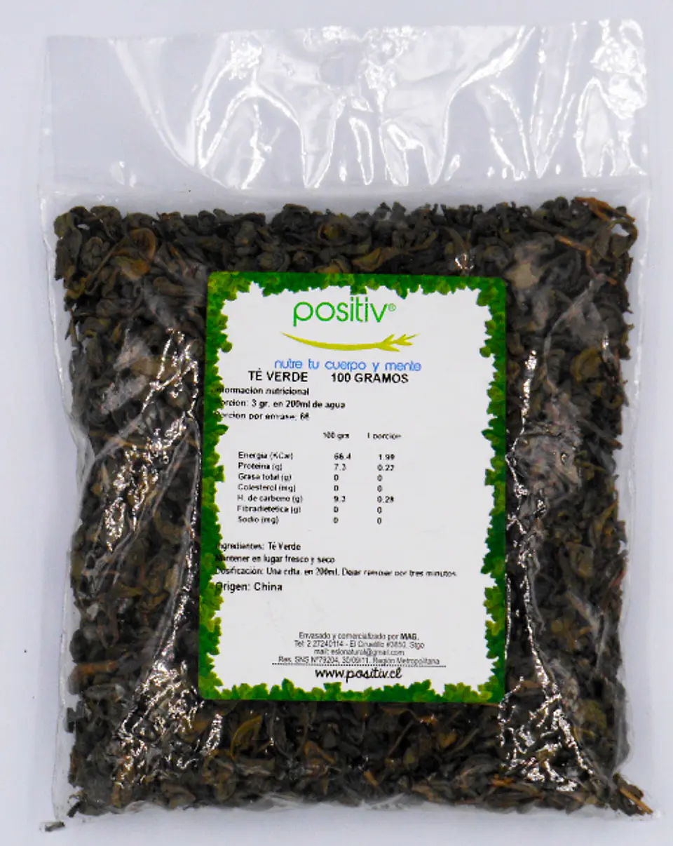 Positive Green Tea 100g 1