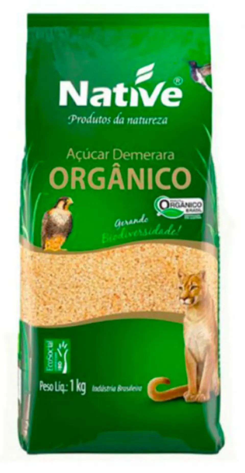 Native Organic Brown Sugar 1kg 1
