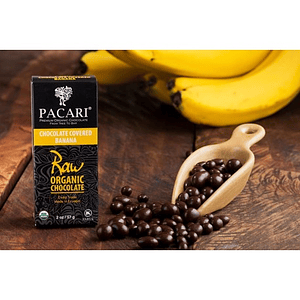 Banana cubierta de chocolate 57gr Orgánico Pacari