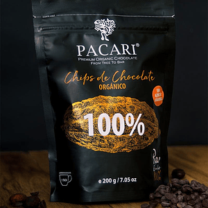 Chocolate Chips 100%  200gr Orgánico Pacari