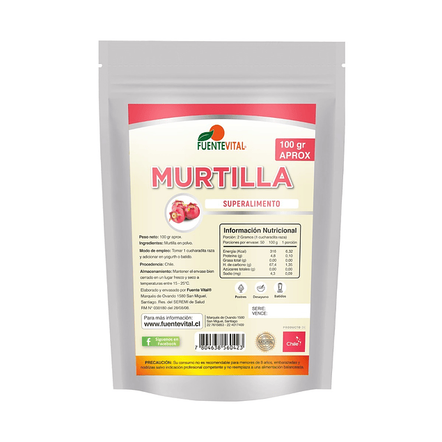 Murtilla 100gr  FuenteVital