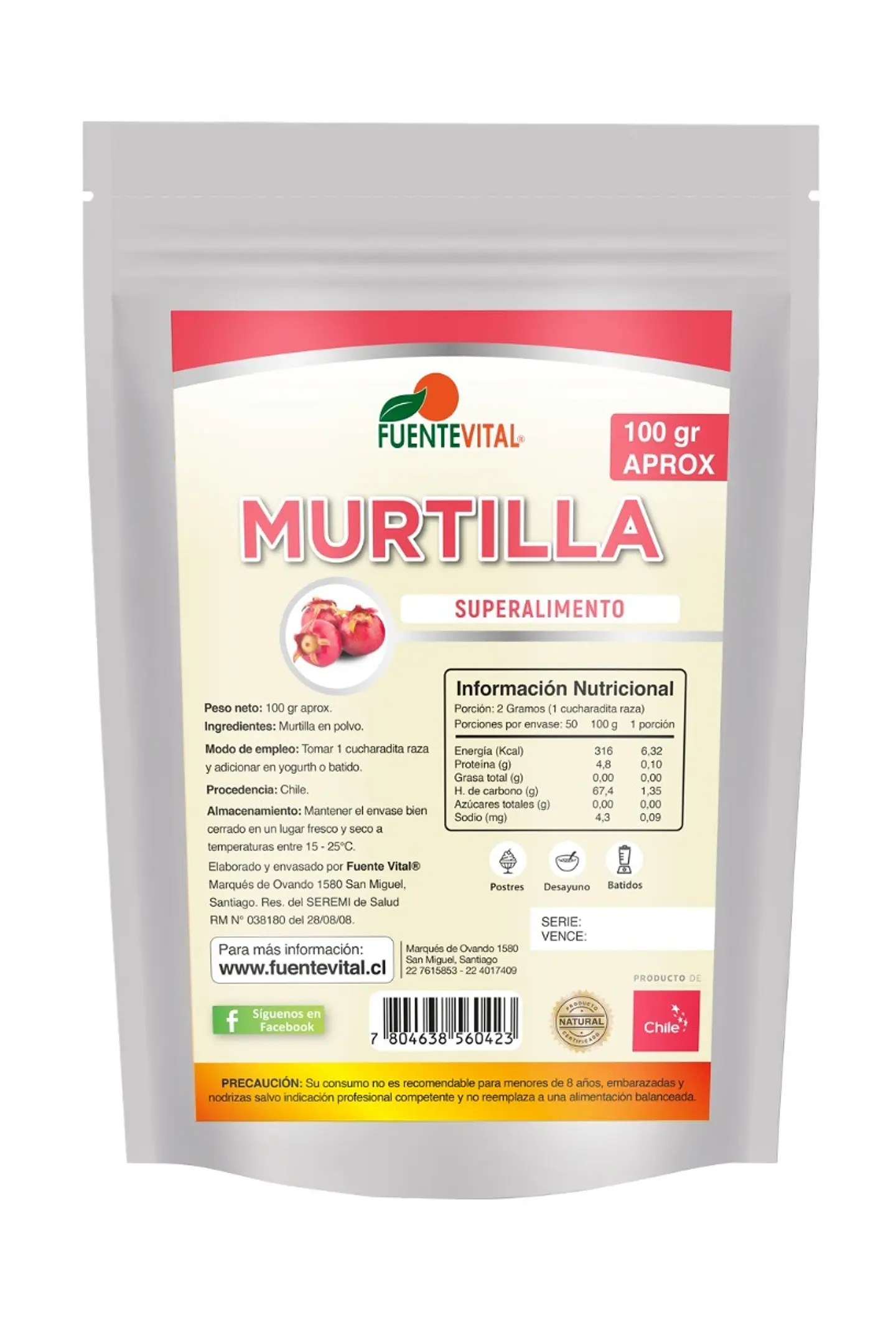 Murtilla 100gr  FuenteVital 1