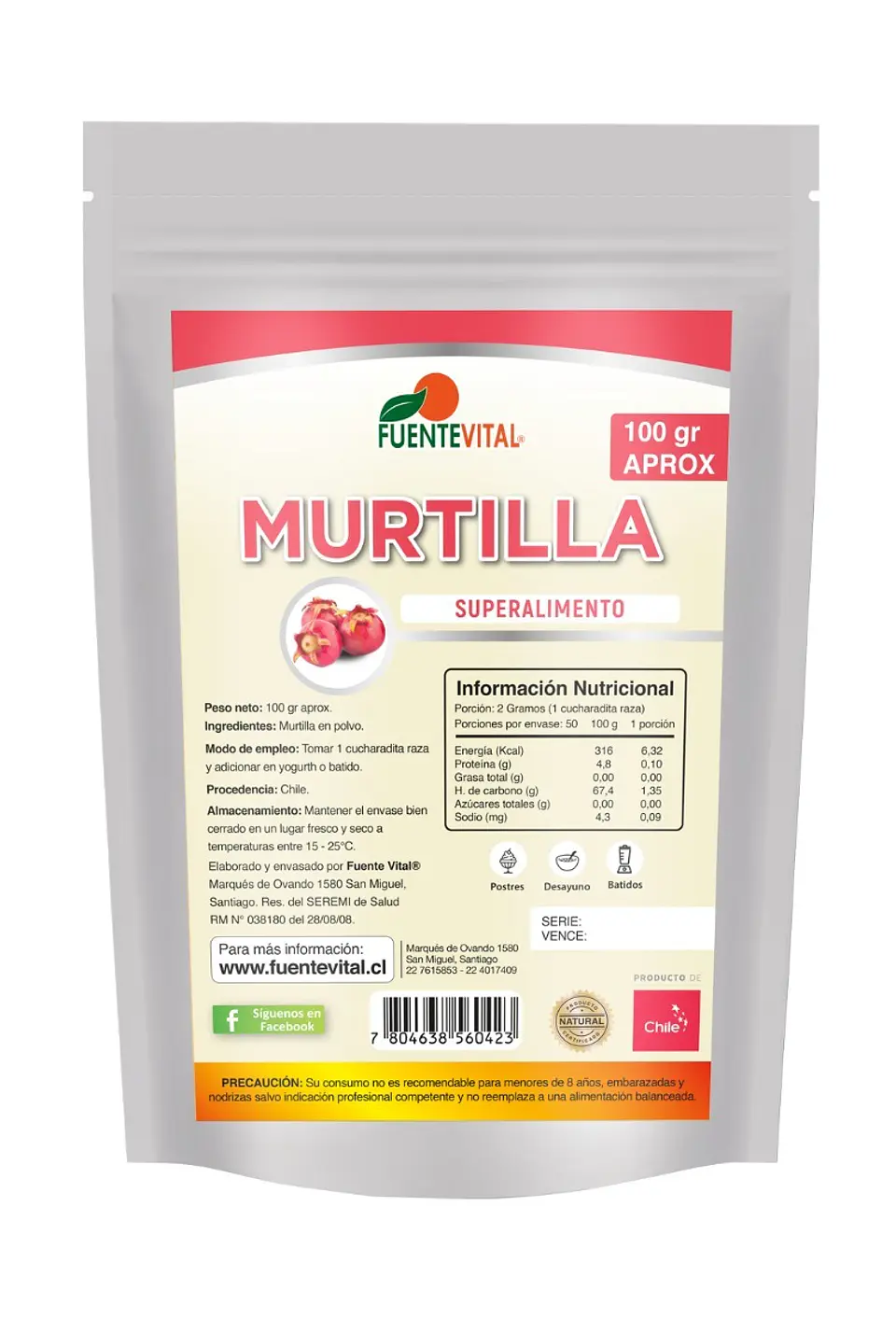 Murtilla 100gr  FuenteVital 1