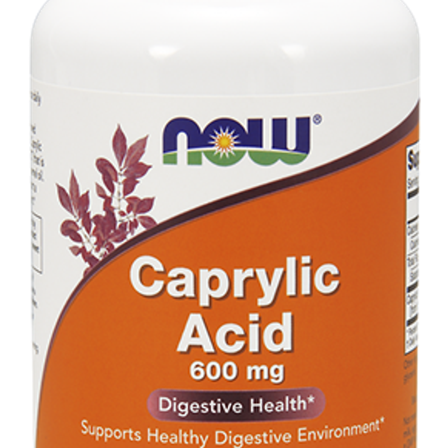 Acido Caprilico 600mg 100 capsulas  Now 1