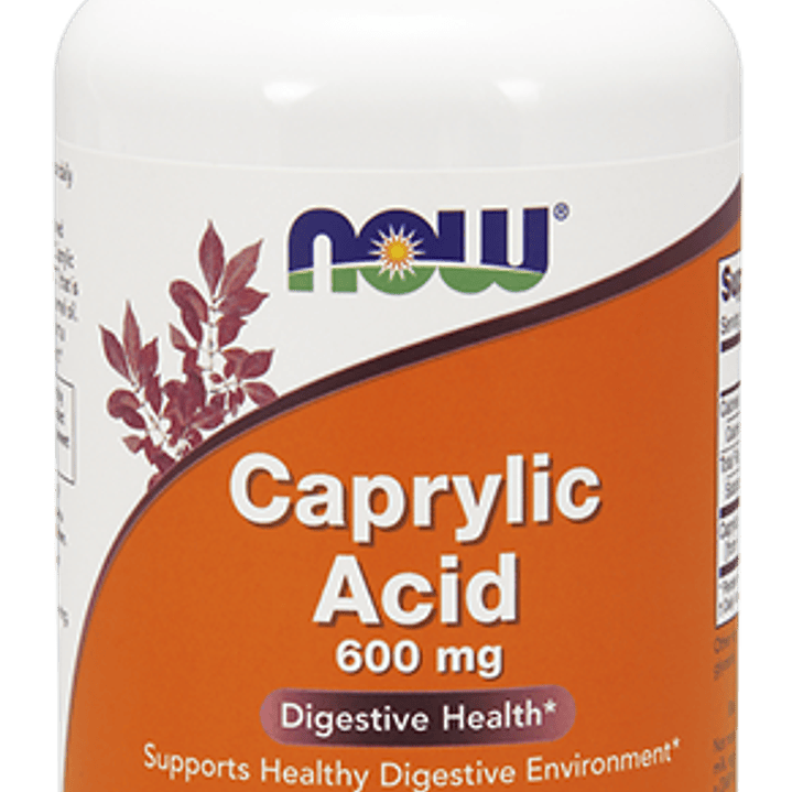 Acido Caprilico 600mg 100 capsulas  Now 1