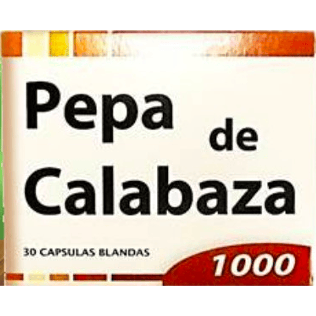 Aceite pepa de calabaza 1000mg 30 cápsulas  Ximena Polanco