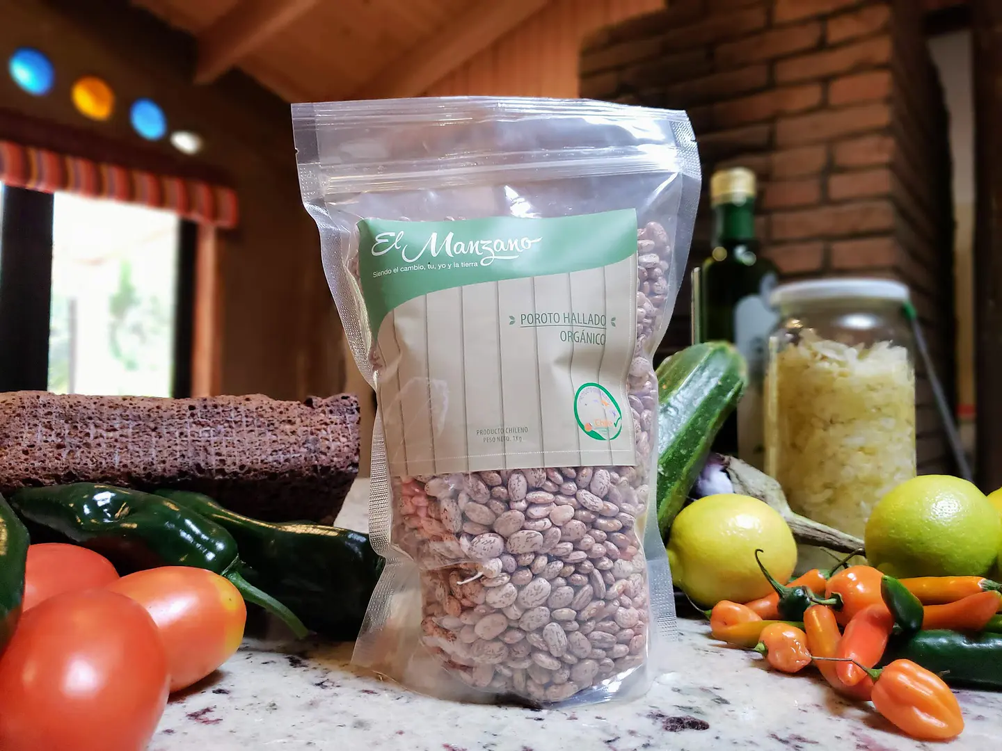El Manzano - Poroto Hallado 1kg Orgánico 1
