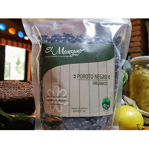 El Manzano organico Poroto Negro 1 Kg 1kg Orgánico El Manzano