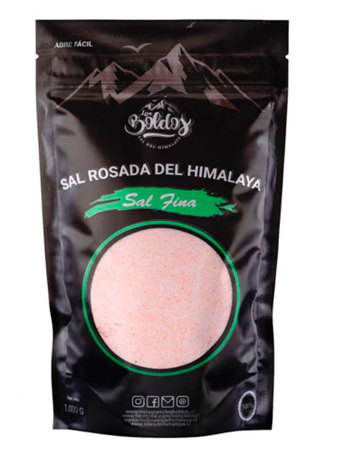 Fine Himalayan Pink Salt 1kg Los Boldos