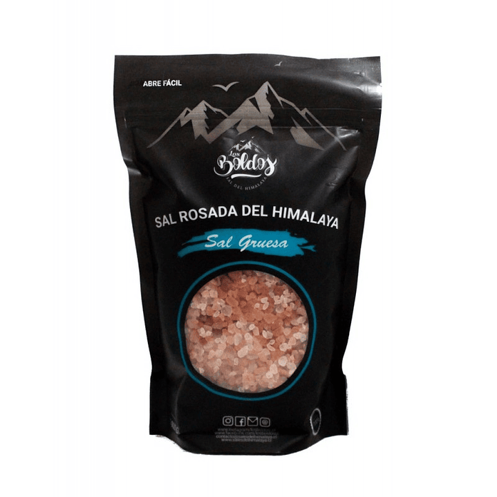 Sal Rosada del Himalaya Gruesa 1kg  Los Boldos 1