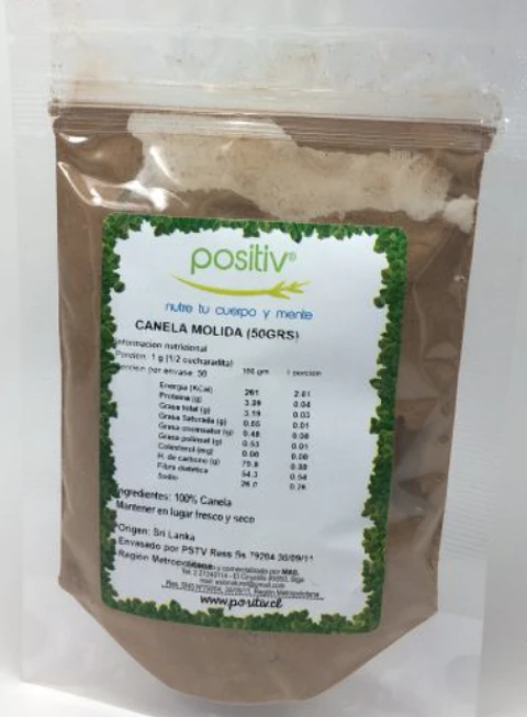 Canela molido 50gr  Positiv