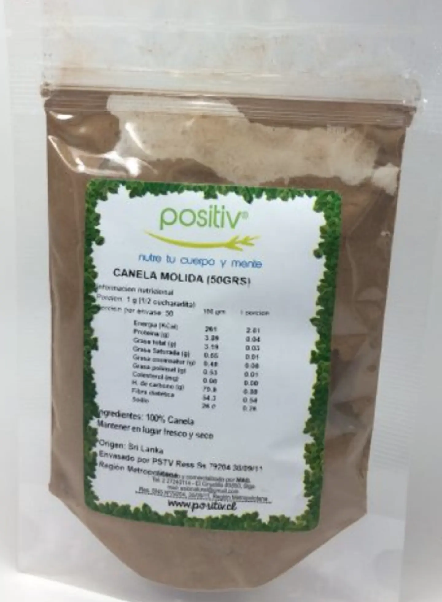 Canela molido 50gr  Positiv 1