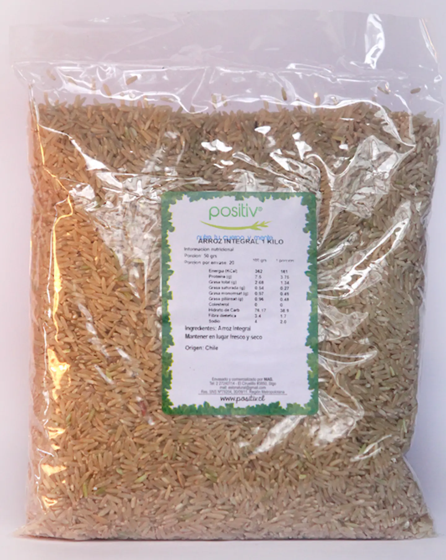Arroz integral 1kg  Positiv 1