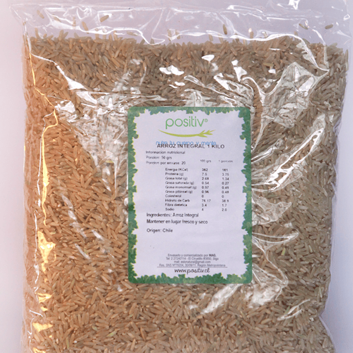Arroz integral 1kg  Positiv 1