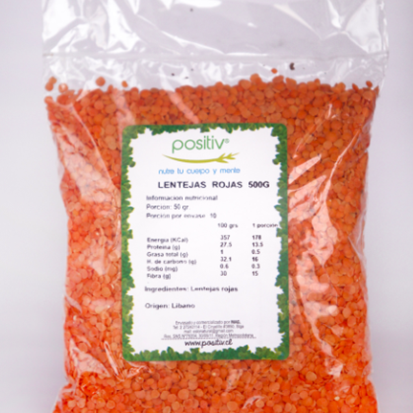 Lenteja roja 1kg  Positiv 1