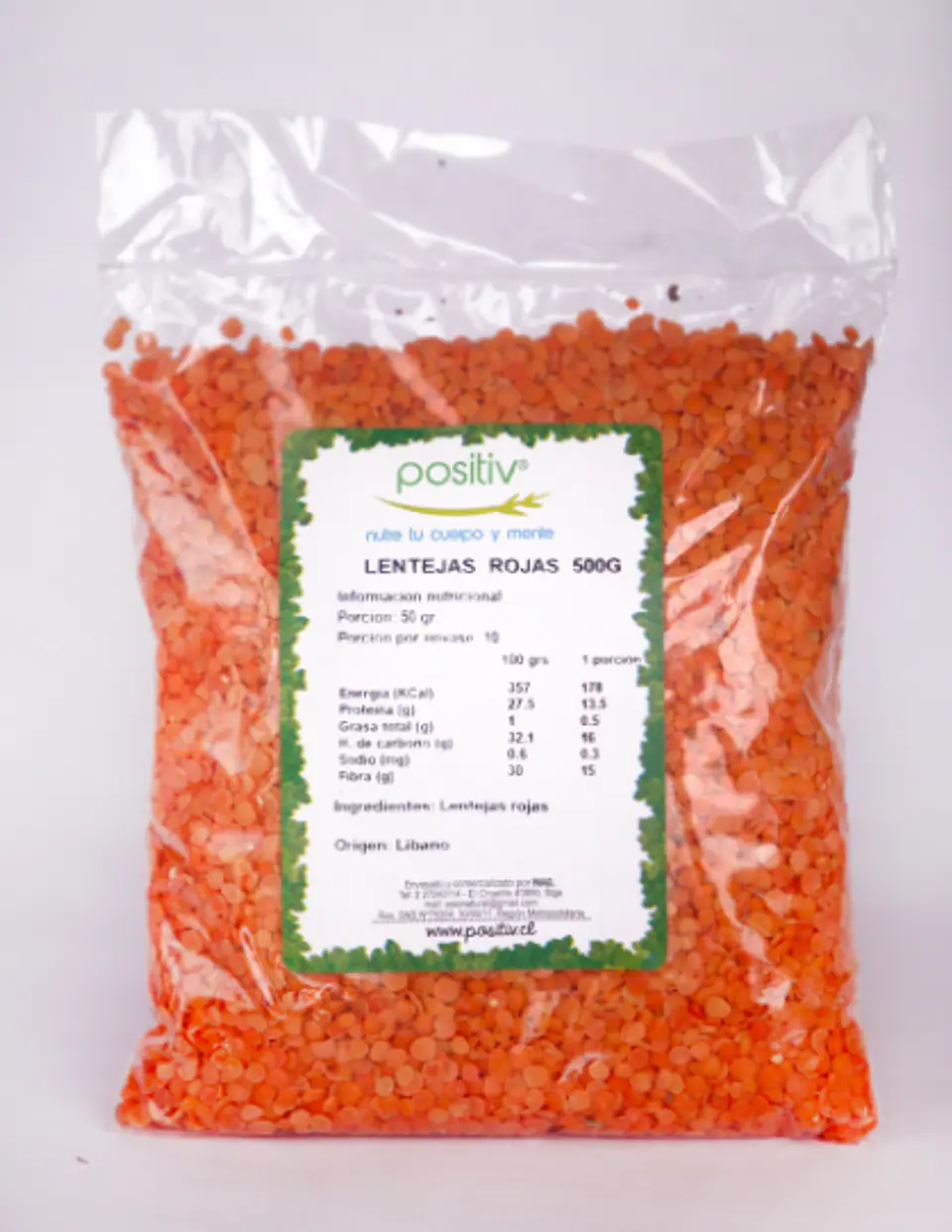 Lenteja roja 1kg  Positiv 1