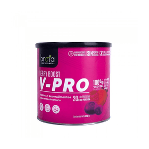 Proteina V-Pro Berry Boost 650gr Vegana Brota