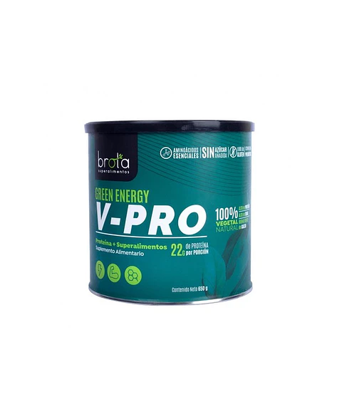 Proteina V-Pro Green Energy 650gr Vegana Brota