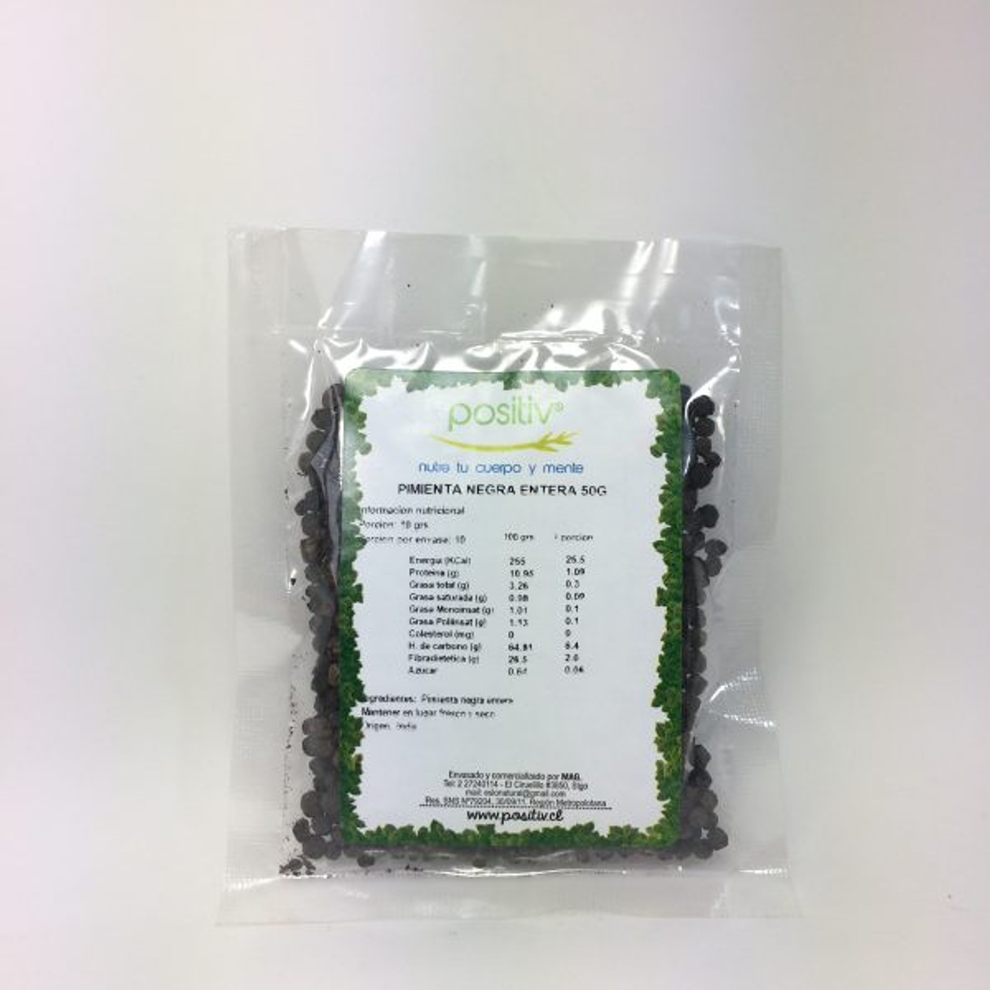 Positiv - Pimienta Negra entera 50gr 1