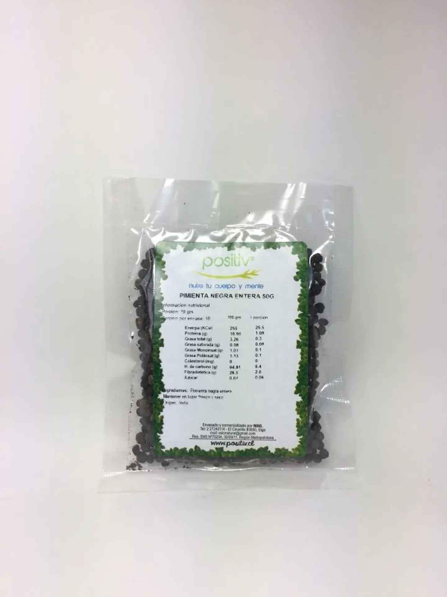 Positiv - Pimienta Negra entera 50gr 1