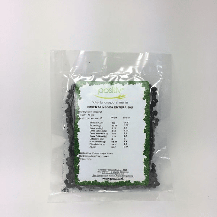 Positiv - Pimienta Negra entera 50gr 1