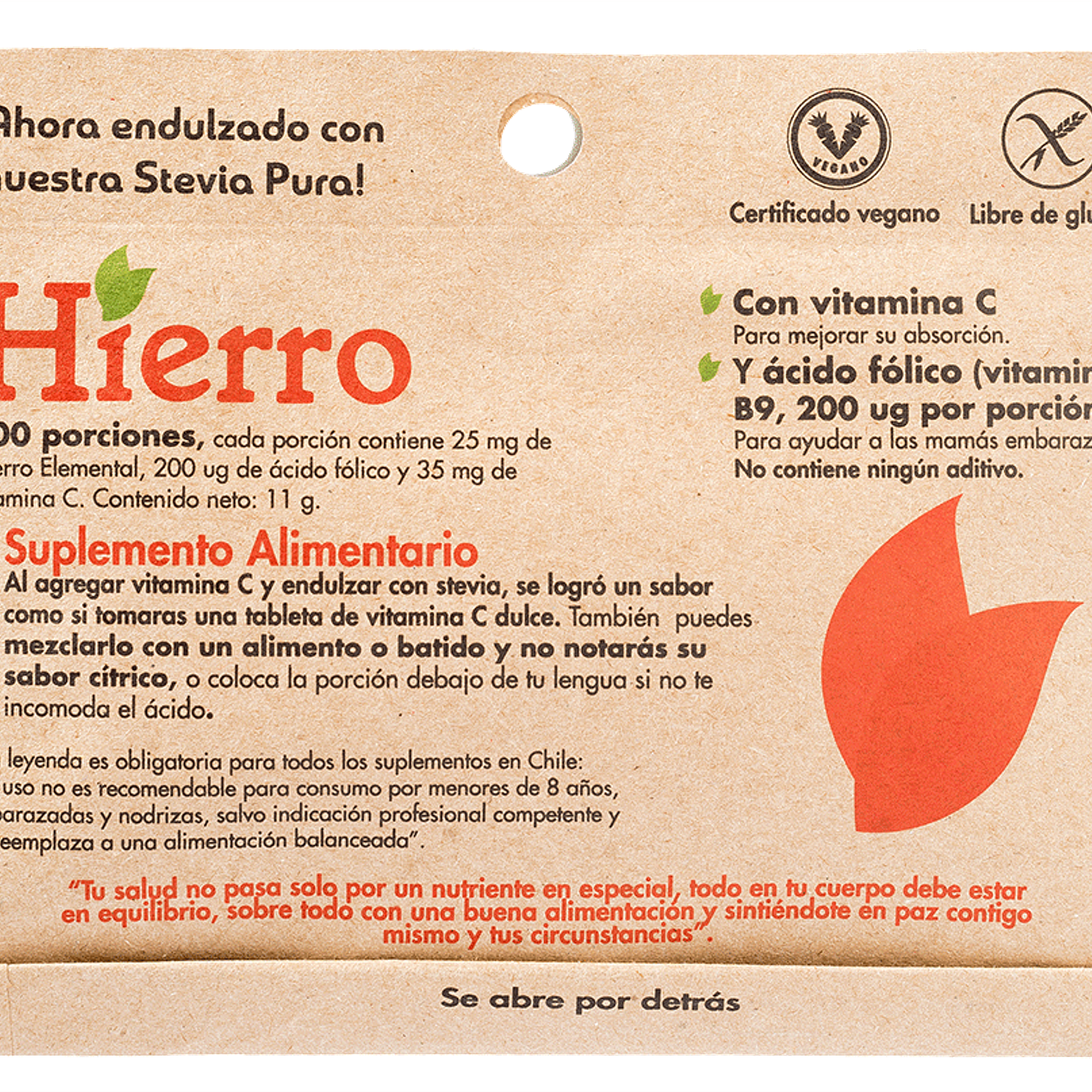 Hierro 11gr  Dulzura Natural 1