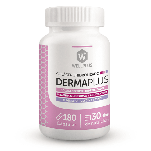 Derma plus 600mg 180 cápsulas  Wellplus