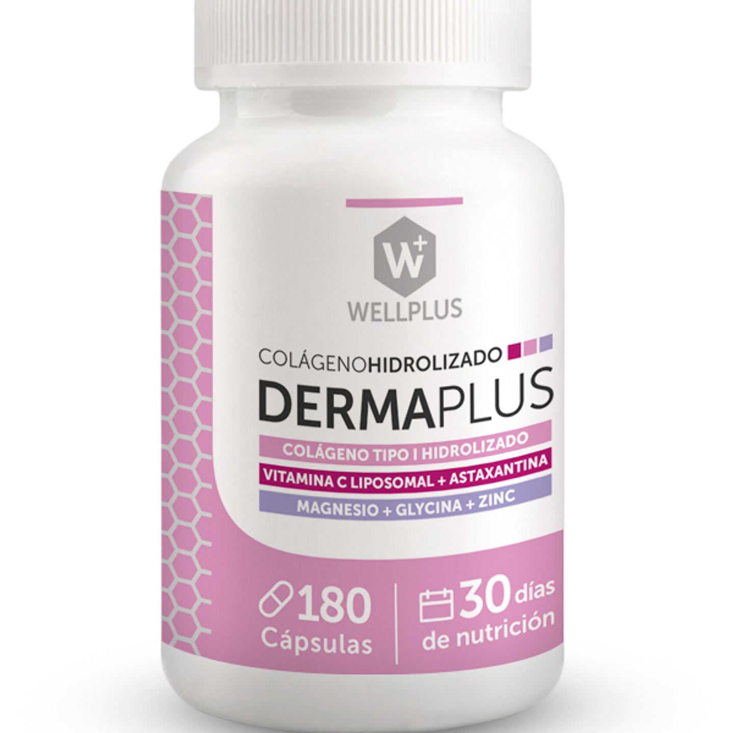 Derma plus 600mg 180 cápsulas  Wellplus 1