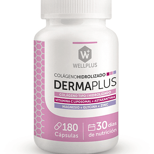 Derma plus 600mg 180 cápsulas  Wellplus