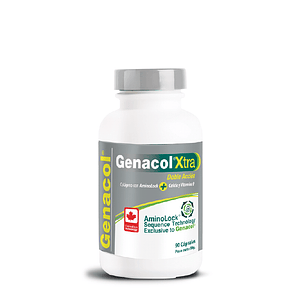 Genacol Xtra (colágeno 400mg con calcio y vitamina D) 90 cápsulas  Newscience