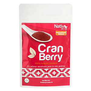 Nativ for life - Cranberry 60gr Polvo 