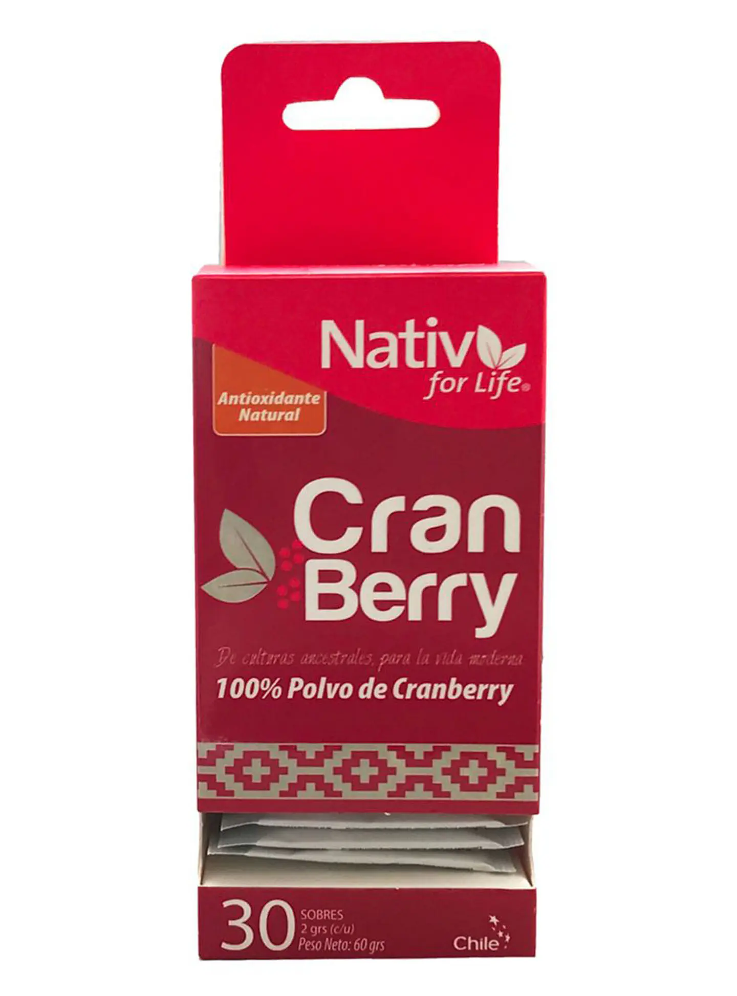 Nativ for life - Cranberry 30 sachet 60gr Powder  1