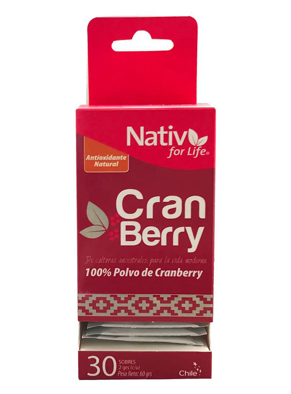 Nativ for life - Cranberry 30 sachet 60gr Powder  1
