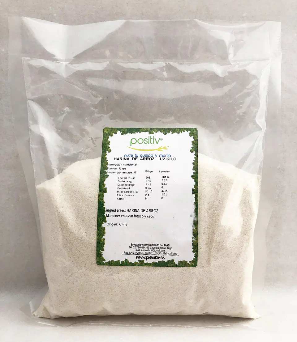 Harina de arroz 1kg  Positiv 1