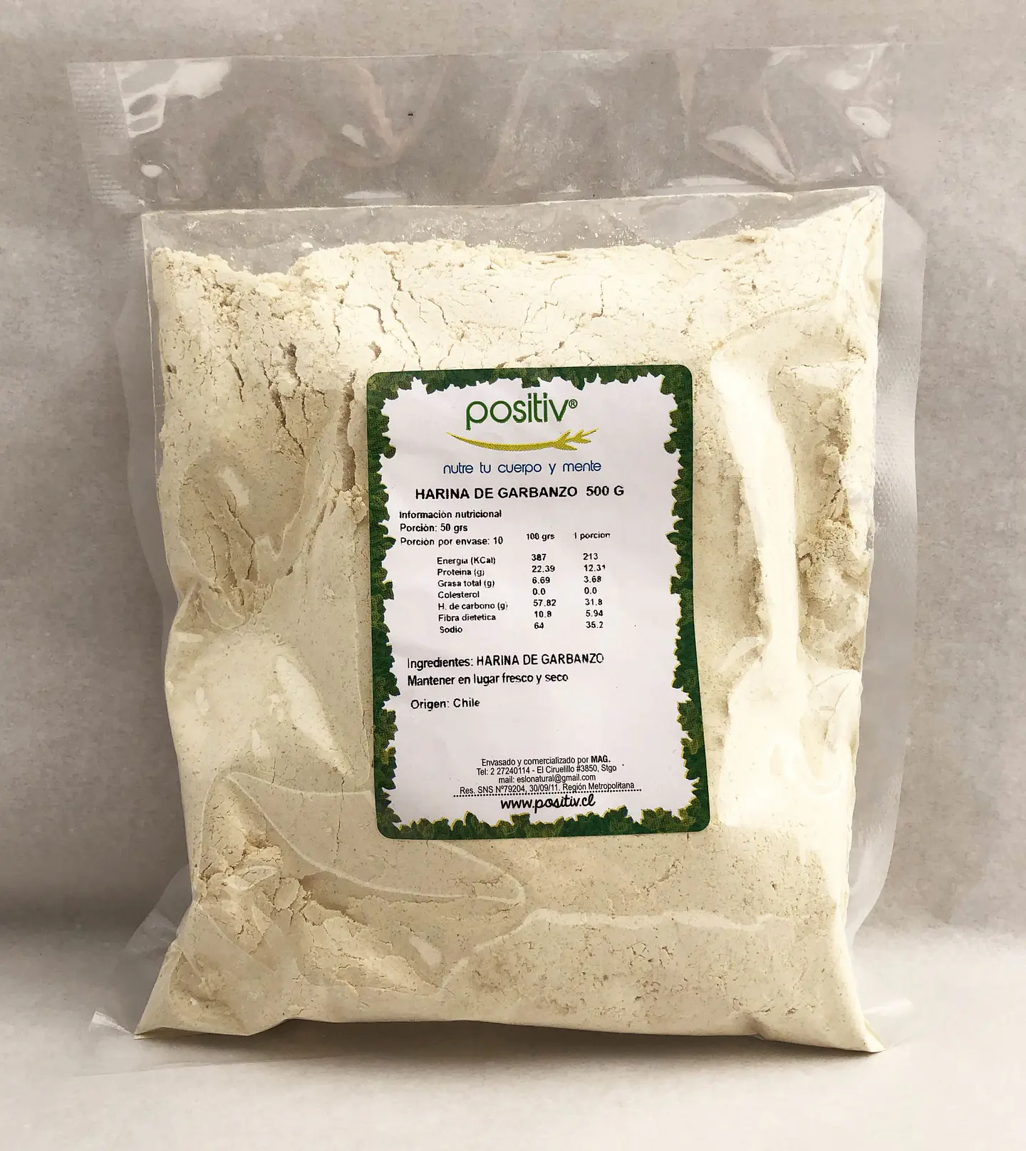 Harina de garbanzos 1kg  Positiv 1