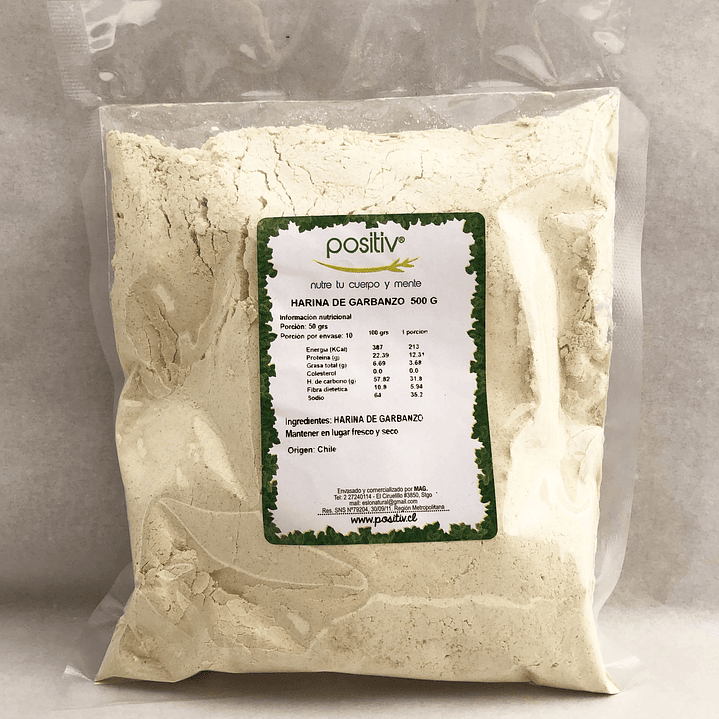 Harina de garbanzos 1kg  Positiv 1
