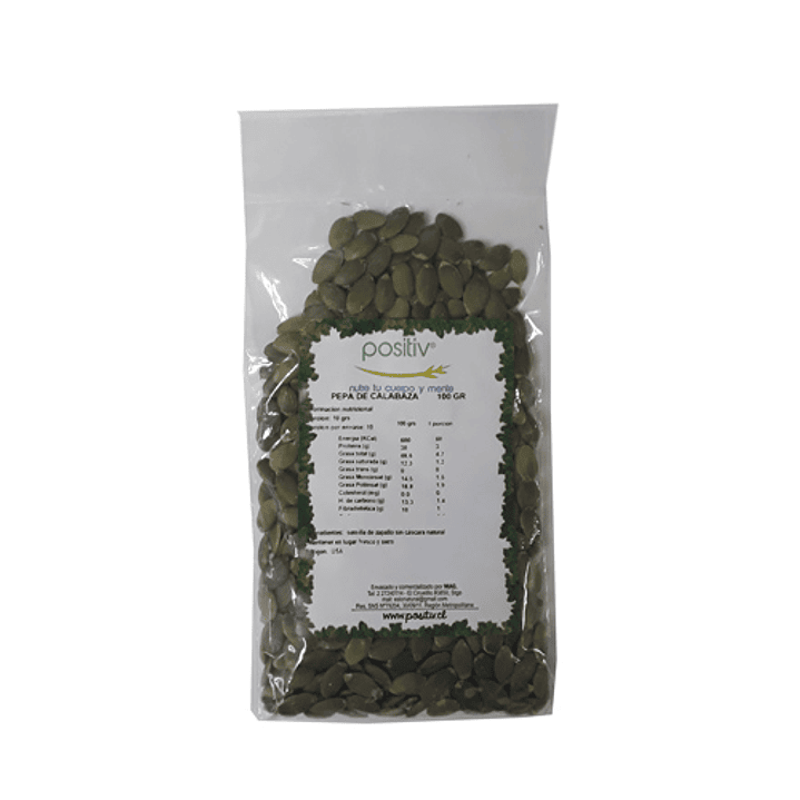 Semilla de zapallo 100gr  Positiv 1