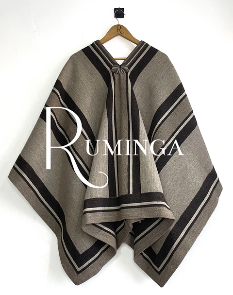 Poncho extra fino lana oveja