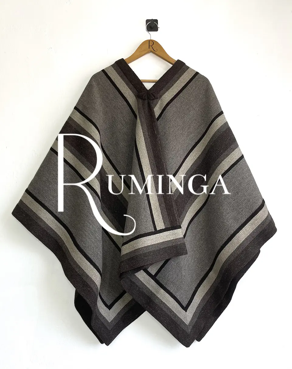 Poncho extra fino lana de oveja  1
