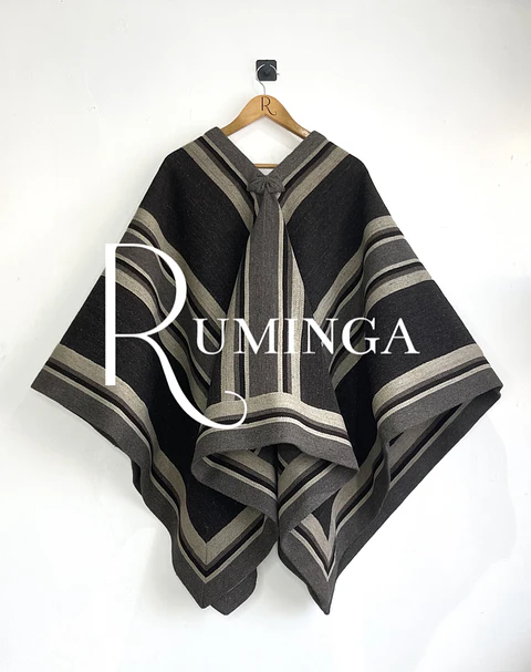 Poncho extra fino oveja con huincha